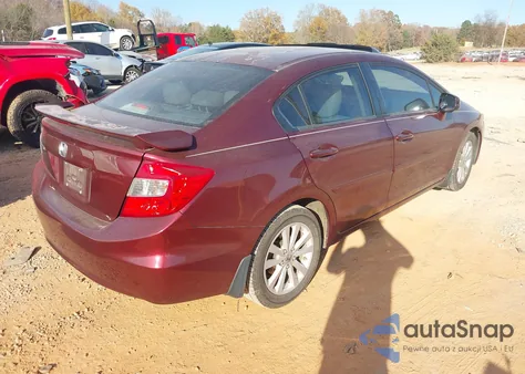 2012 Honda Civic Ex-L from USA, damaged, VIN 2HGFB2F92CH548749